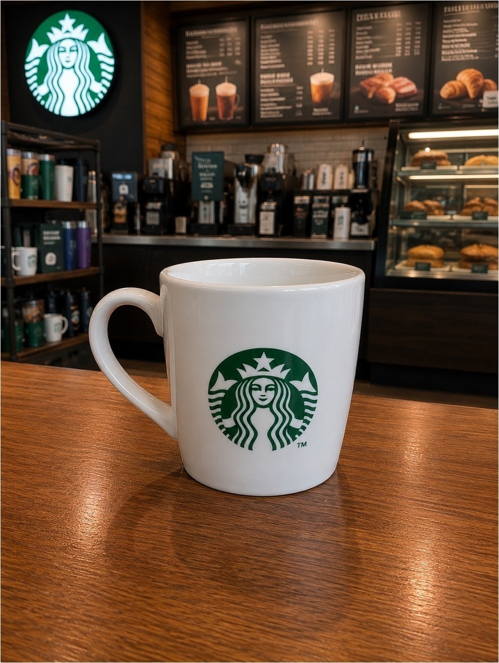 Starbucks White Coffee Mug 7.81oz
